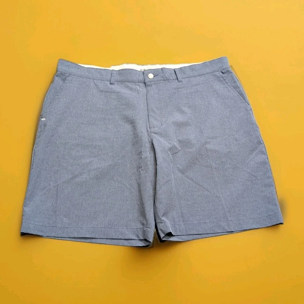 Adidas‎ Golf Shorts Size 40 Blue Texture Pattern Men's Active